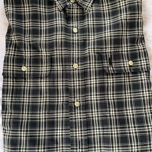 Polo Ralph Lauren Black and White Plaid Shirt